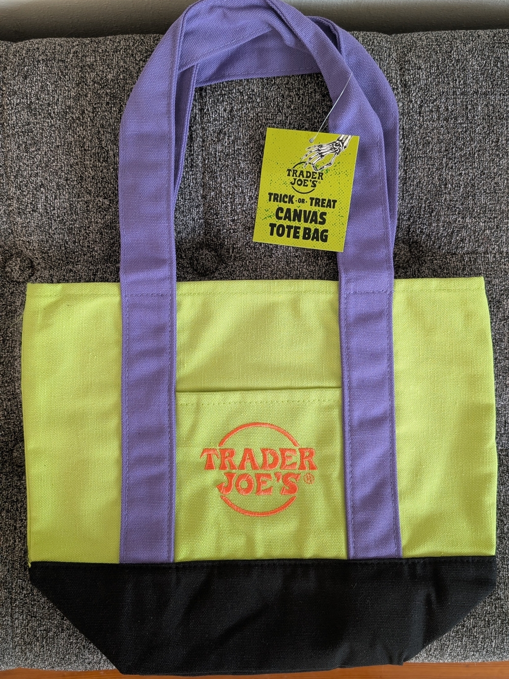 Trader Joe's NEW Color Mini Canvas Tote Bag